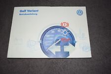 Betriebsanleitung Bedienungsanleitung VW Golf III Variant Typ 1H erstklassig