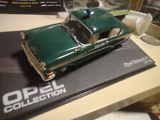 Opel 1:43  Rekord  P 1  Polizei   aus Sammlung unbespielt mit Heft