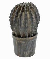 Deko Kaktus grau-braun 23 cm