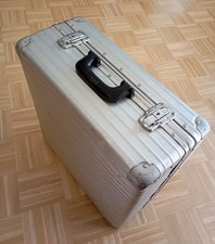 original vtg RIMOWA Alu Aluminium Koffer Pilotenkoffer 1980 er