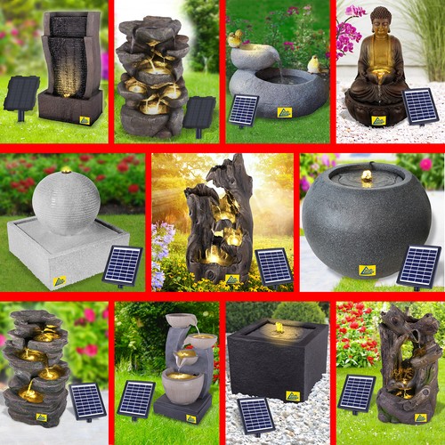 Solar gartenbrunnen - solar,