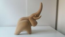 Schöner großer ausgefallener Elefant aus Holz Unikat
