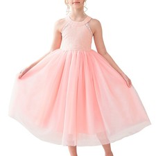Kleid mädchen rosa blume - kleid,