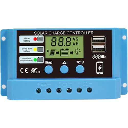Solarladeregler 30a pwm lcd - solarladeregler,