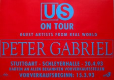 GABRIEL, PETER - GENESIS - 1993 - Plakat - Concert - US - Poster - Stuttgart