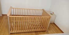 Kinderbett Babybett Gitterbett aus Massivholz von Paidi