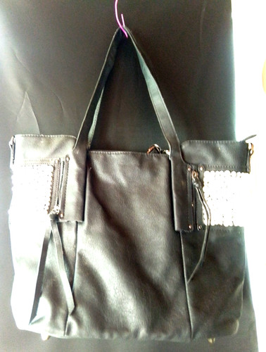 Schwarze damen handtasche - schwarze, damen-handtasche