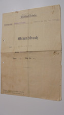 Dokument Grundbuch Liegnitz Kreis Neumarkt Schlesien von 1933 Legnica Polen