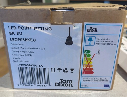Tom dixon led point fitting - tom,