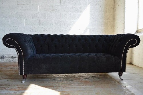 Chesterfield sitzer textil - chesterfield,