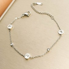 Damen Armband Edelstahl Gold