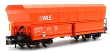 PIKO SPUR "N" 40713 WLE ORANGE DREHGESTELL-SCHÜTTGUTWAGEN
