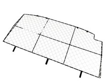 OEM VW Netztrannwand Gitter