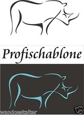 Wandschablone, Schablone