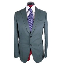 BOSS Jacket Blazer Nolway Slim 48 Ultraleicht Sakko Sommerjacke Petrol Green