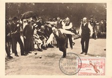844960) Frankreich Maximumkarte Nr.1197 Sportspiele - Boule Spiel 