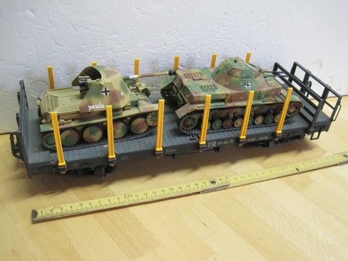 Lgb rungenwagen mit ladegut - rungenwagen,