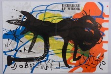 Joan Miró: Farblithographie Umschlag von Derriere Le Miroir No. 203, 1973