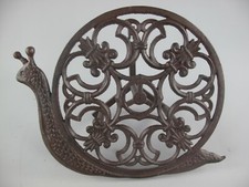 Gartenschlauchhalter Wasserschlauchhalter Schlauchhalter SCHNECKE Eisen Antik