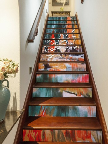 Aquarell kunst 669na stair - 3d,