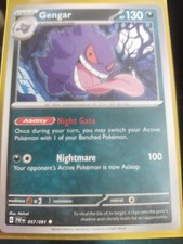 3 Stück gengar Pokemon Karte