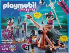 Playmobil 4438 Barbaren mit Katapult Neu/Ovp 51-teilig