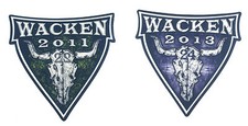 Wacken Aufkleber  1x 2011 und 1x 2013 - unbenutzt - Zwei schöne Sammlerstücke