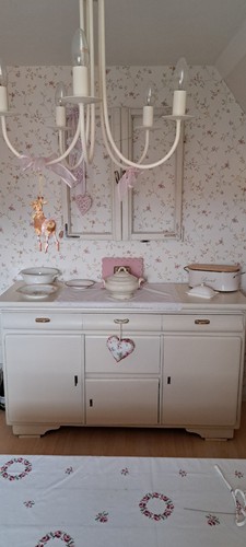 Küchenbuffet 50er naturweiss - küchenbuffet, 50er,