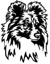 SHELTIE Aufkleber -