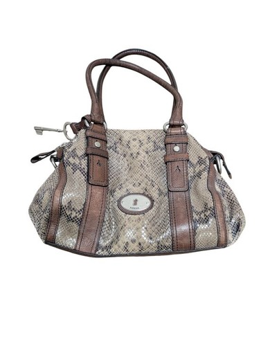 Fossil maddox snakeskin brown - fossil,