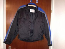 Motorradjacke Probiker Textil schwarz blau Gr. S
