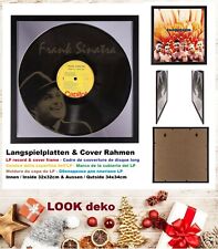 Rahmen-Schwarz-Schallplatten-V