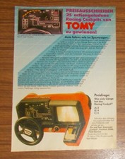 Seltene Werbung TOMY Racing Cockpit - Actiongeladen 1983