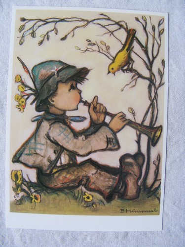 Postkarte ansichtskarte hummel - ansichtskarte,