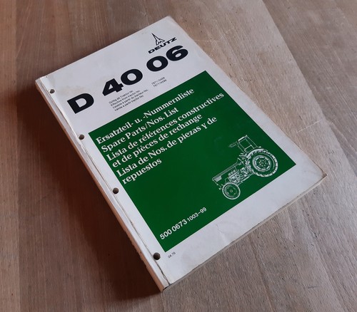 Orig deutz traktor d4006 - orig.,