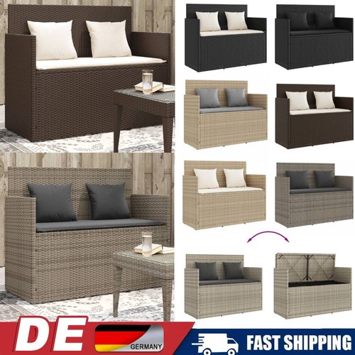 Gartenbank mit kissen - gartenbank, sitzbank
