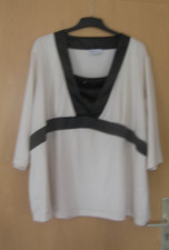 Schönes Ulla Popken: Shirt/Überwurf mit Schmucksteinen in Gr. 58/60
