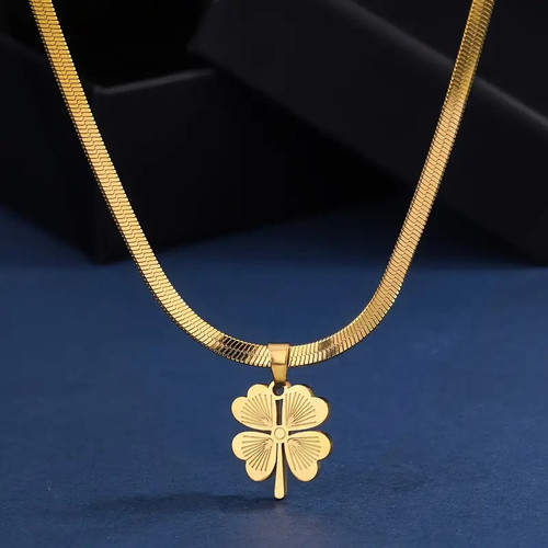 Damen halskette 18k vergoldet - damen,
