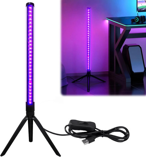 Schwarzlichtlampe stehend 41cm - schwarzlichtlampe,