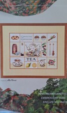 Lanarte Kreuzstich Vorlage Tea Time mit Restgarn DMC