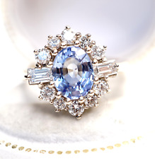 Edler englischer vintage Ring mit Saphir und  Brillanten 750/000 Gelbgold B4124