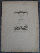 RARE ANTIKE MOZART NOTENBLÄTTER ORIG. VON 1799 ANDRÉ VERLAG OFFENBACH