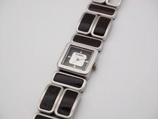 Fossil Damen Uhr Holz Schmuck. Quarz, Rechteckige Uhr ES-2168