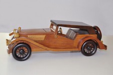 Schöner, seltener Sammler- Deko - Oldtimer - Handarbeit aus Naturholz gefertigt