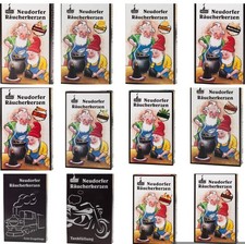 Neudorfer 1x Räucherkerzen Die Intensiven von HUSS® Weihrauch Tanne Dampflok usw