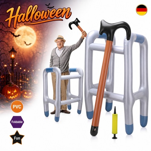 Aufblasbare gehhilfe und - gehhilfe,