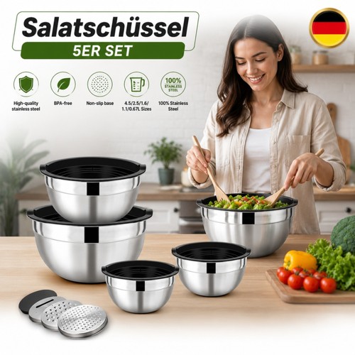 Salatschüssel 5er set - 5er,
