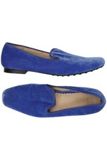 Lands End Halbschuh Damen Slipper feste Schuhe Gr. EU 39 (US 8) Blau #ma5n12s