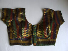 Sari Bluse Choli 32 34 XS Saribluse Boho Saree Oberteil Top indisch Bollywood