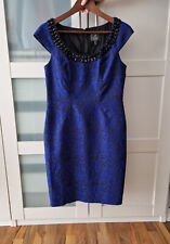Cocktailkleid Hochzeit Brautmutter Trauzeugin Abendkleid Royal dunkelblau 38